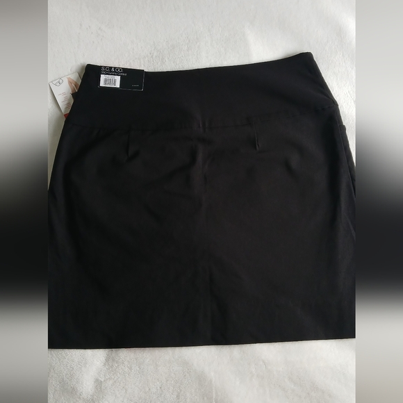 Elegant Black Mini Skirt - Picture 3 of 7